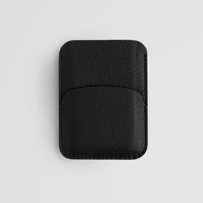 Cartera minimalista para tarjetas marrón para hombres y mujeres – Tarjetero personalizado – Cartera delgada para tarjetas – Cartera unisex para tarjetas imagen 9
