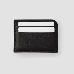 Cartera de tarjeta delgada para hombres y mujeres–Titular de tarjeta de crédito personalizado– Monedero de cuero para efectivo-EDC imagen 4