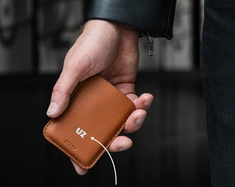 Minimalist Brown Card Holder Wallet for Men and Women