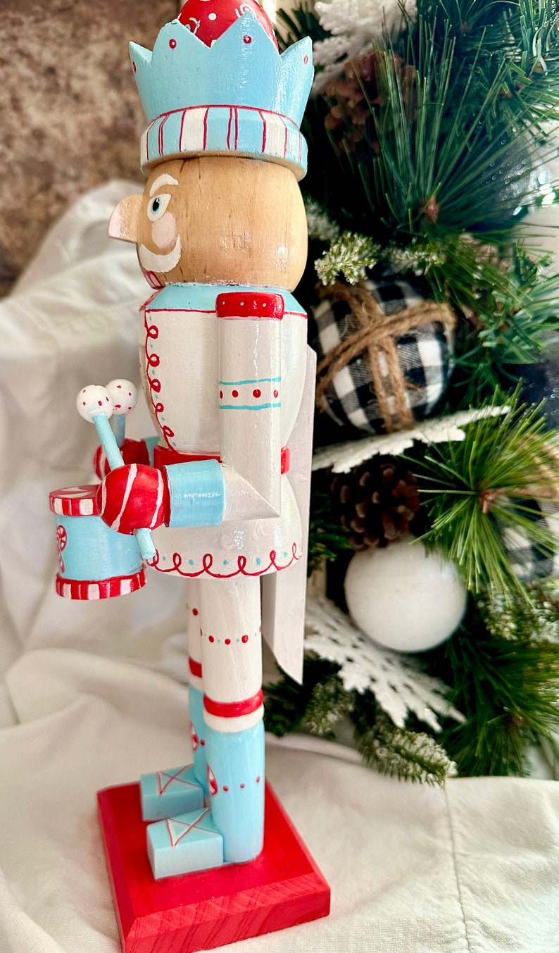 Peppermint Swirl Nutcracker Etsy