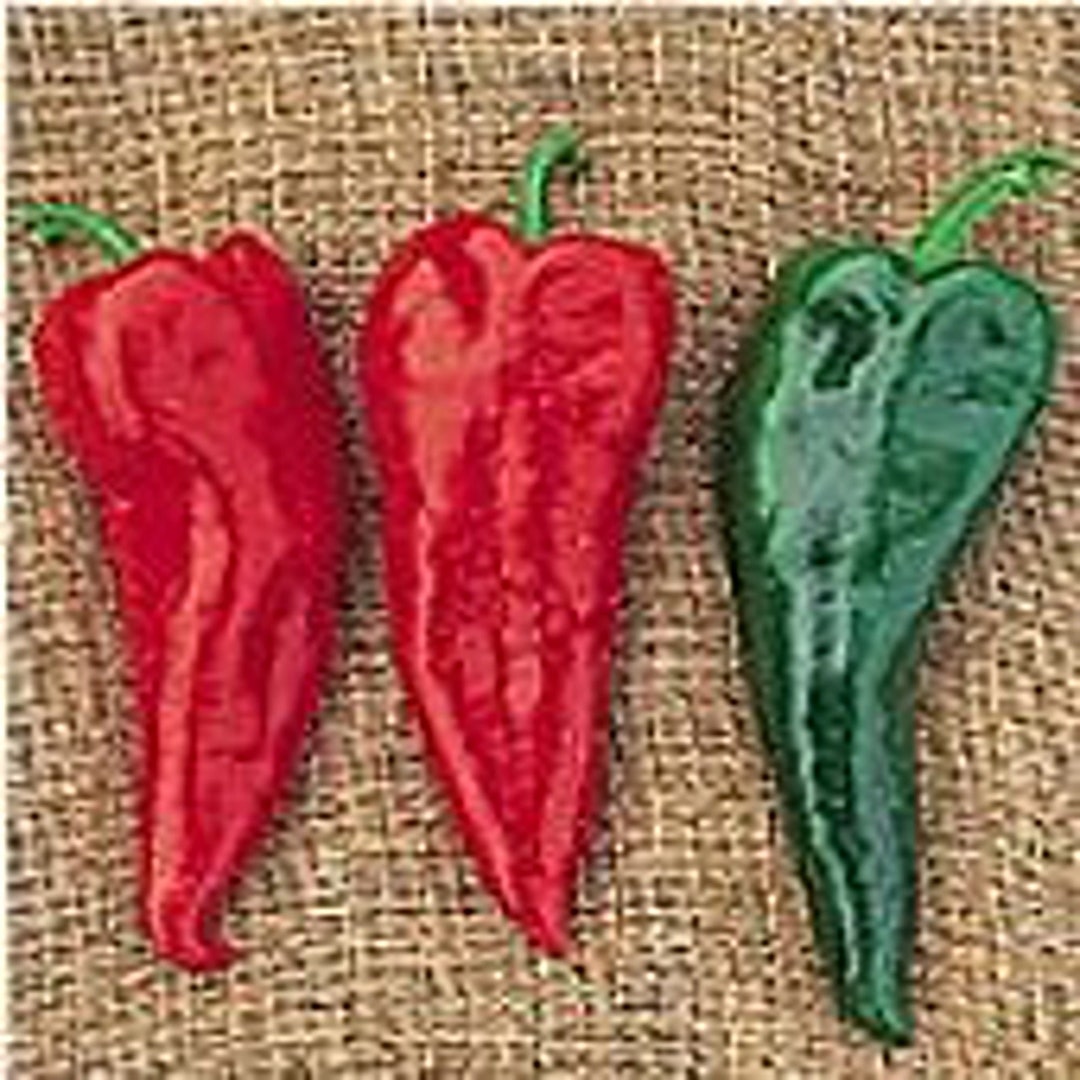 Crimson Hot Peppers Seeds Etsy