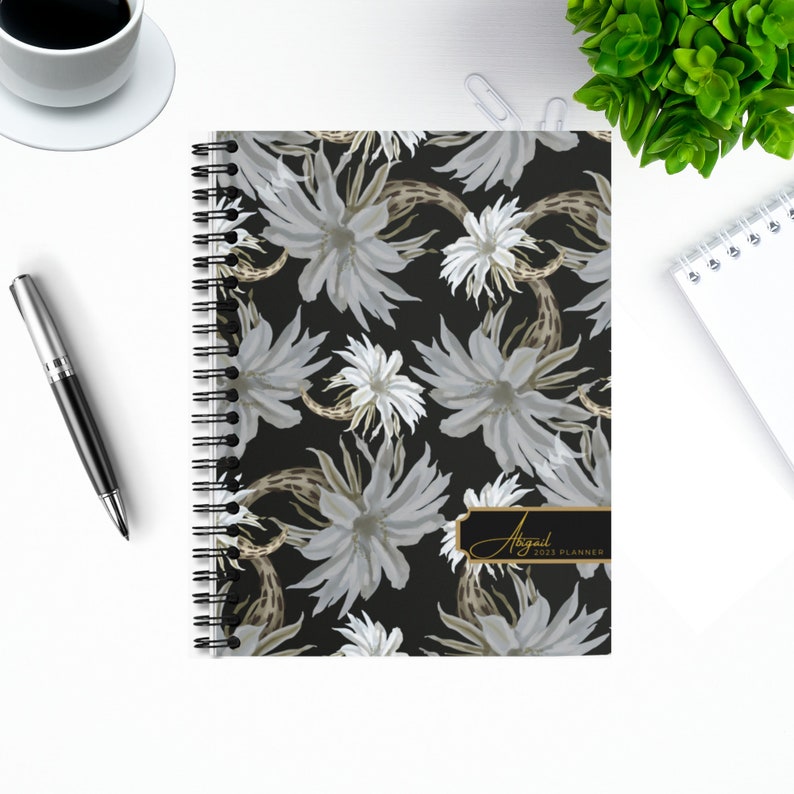 20232024 All in One Planner Magnolia Bloom Includes Daily Etsy Finland