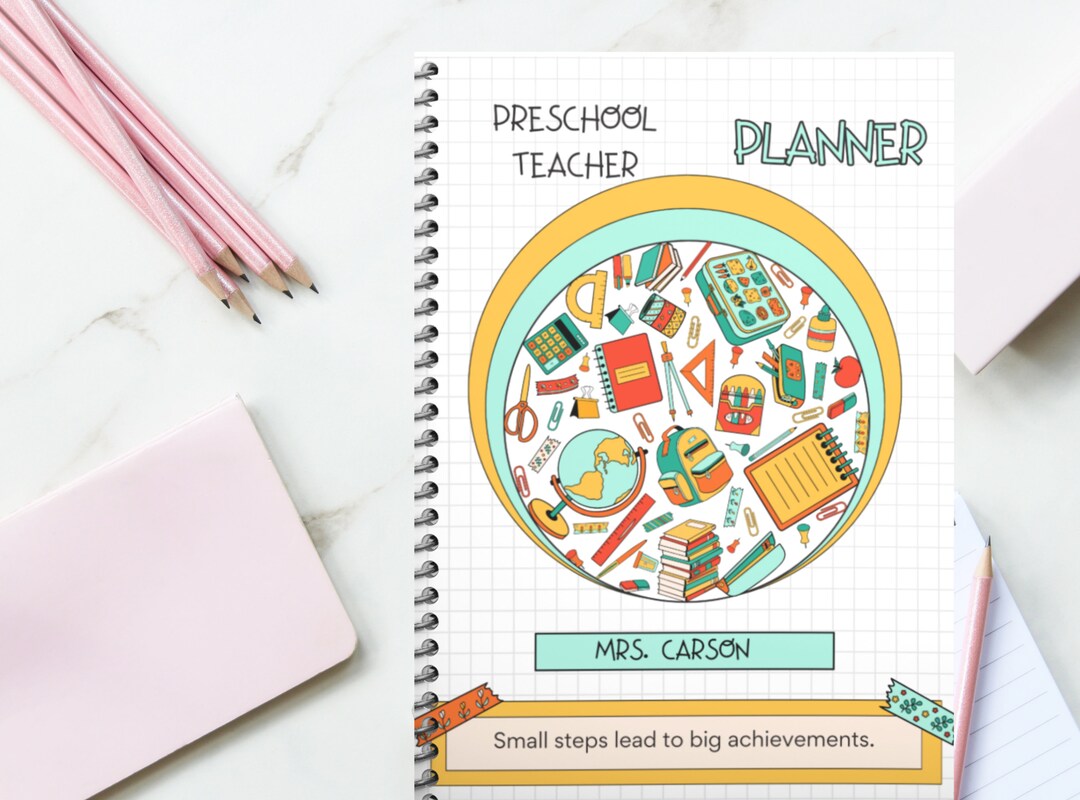 Preschool Teacher Planner Prek Planner Early Childhood Etsy