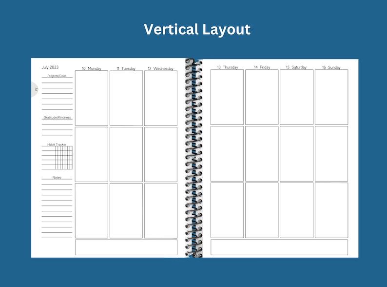 Magic Weekly Planner 20232024 Customizable Planner Etsy