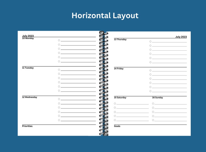 Magic Weekly Planner 20232024 Customizable Planner Etsy