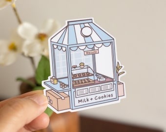 Milk Carton Sticker | Waterproof Vinyl, Laptop Sticker, No Residue, Kawaii Sticker, Asian Snack Sticker, Cute Sticker, Retro Sticker