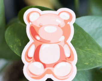 Gummy Bear Sticker | Waterproof Vinyl Sticker, Laptop Sticker, Kawaii Sticker, Cute Sticker