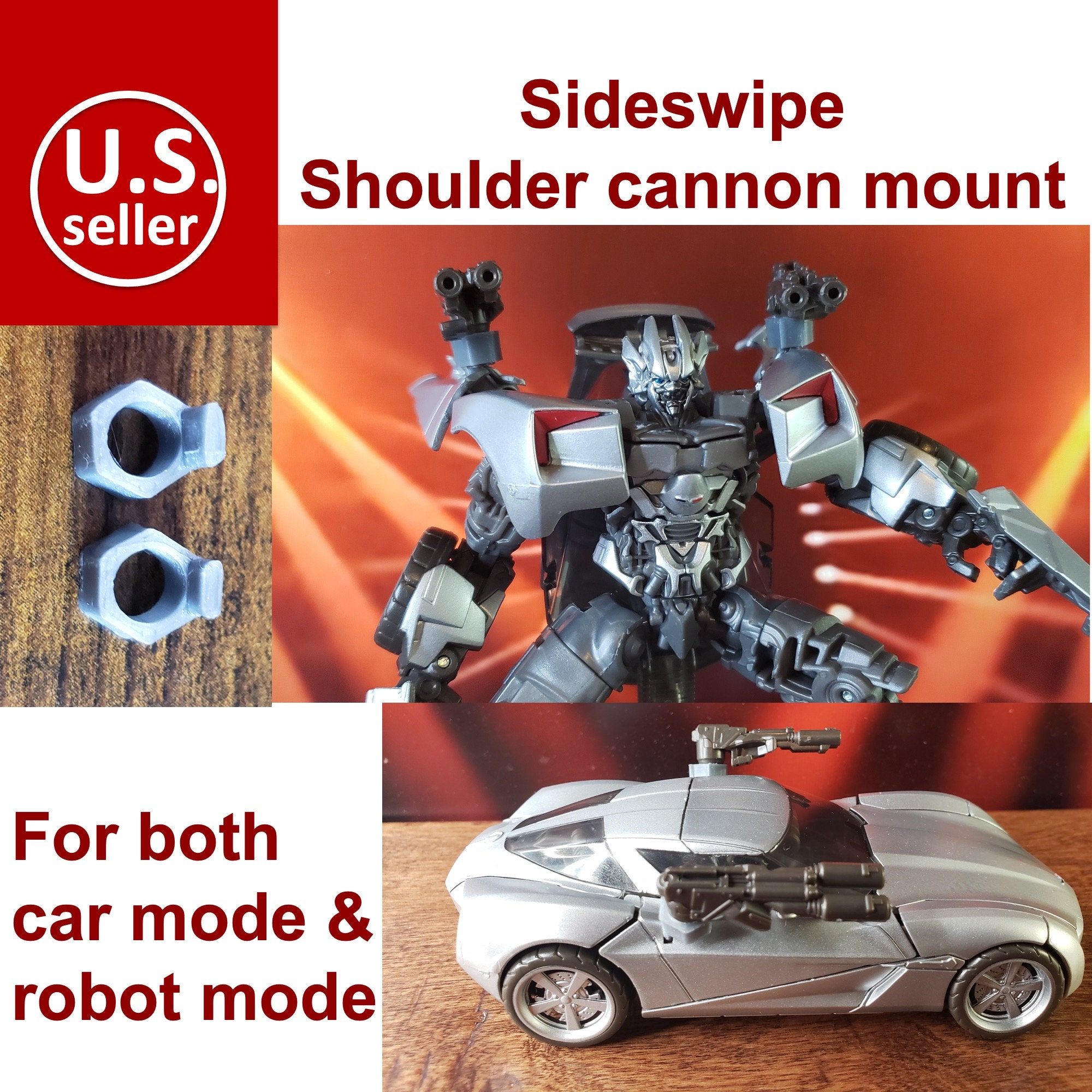 Upgrade Kit for Studio Series SS-78 Sideswipe Cannon