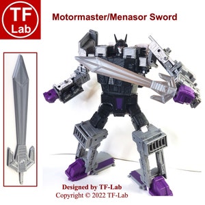Large Sword Upgrade Kit: Transformers Generations Legacy Commander Motormaster