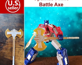 Hacha de batalla de Energon para Optimus Prime Kit de mejora Transformers War for Cybertron Kingdom/Siege/Earthrise Studio Series TF-Lab