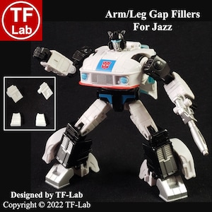 Avambracci Gambe Riempitivi Raccordo per Studio Series 86 Jazz Transformers kit di aggiornamento TF-Lab
