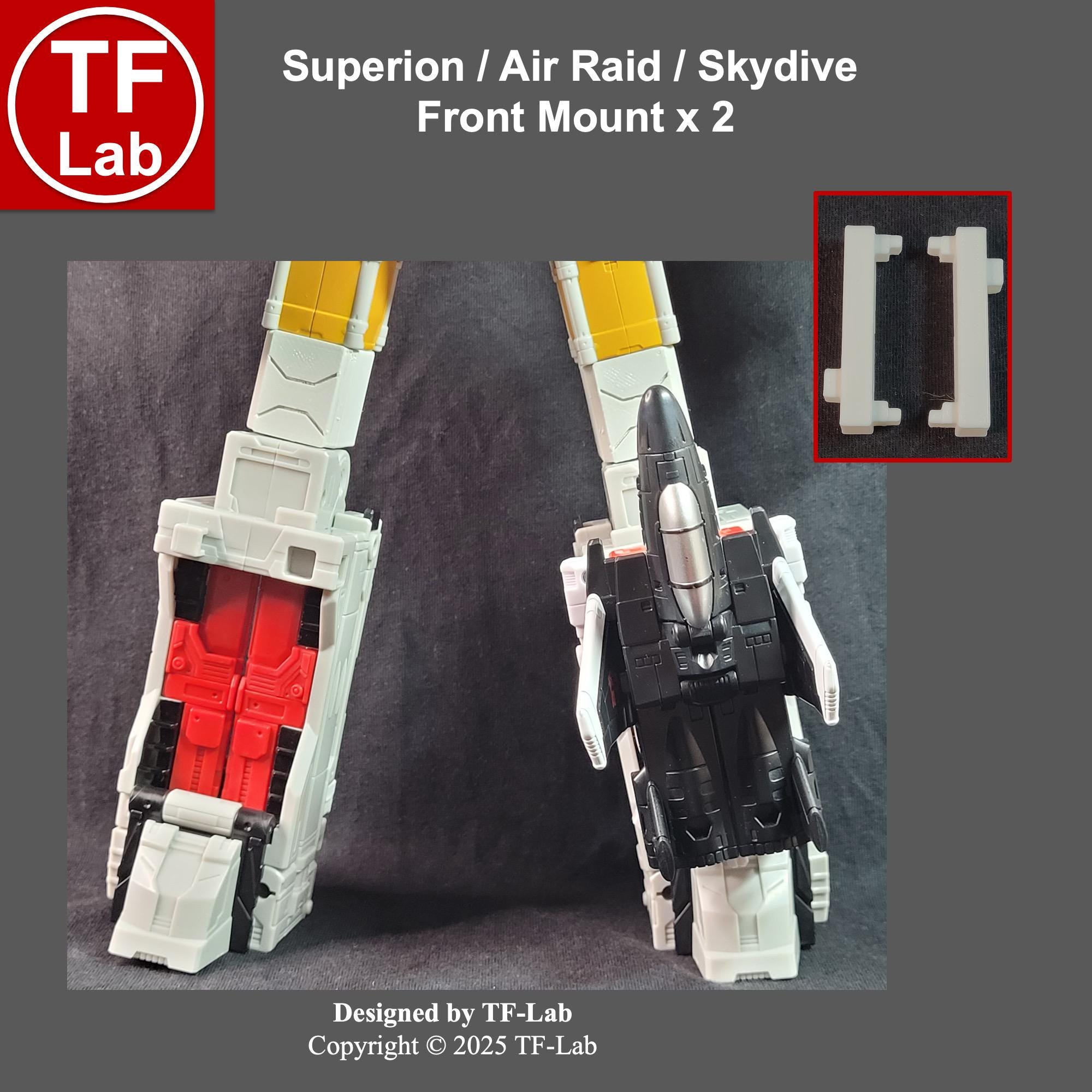 Kit de actualización de montaje frontal: Transformers Superion Air