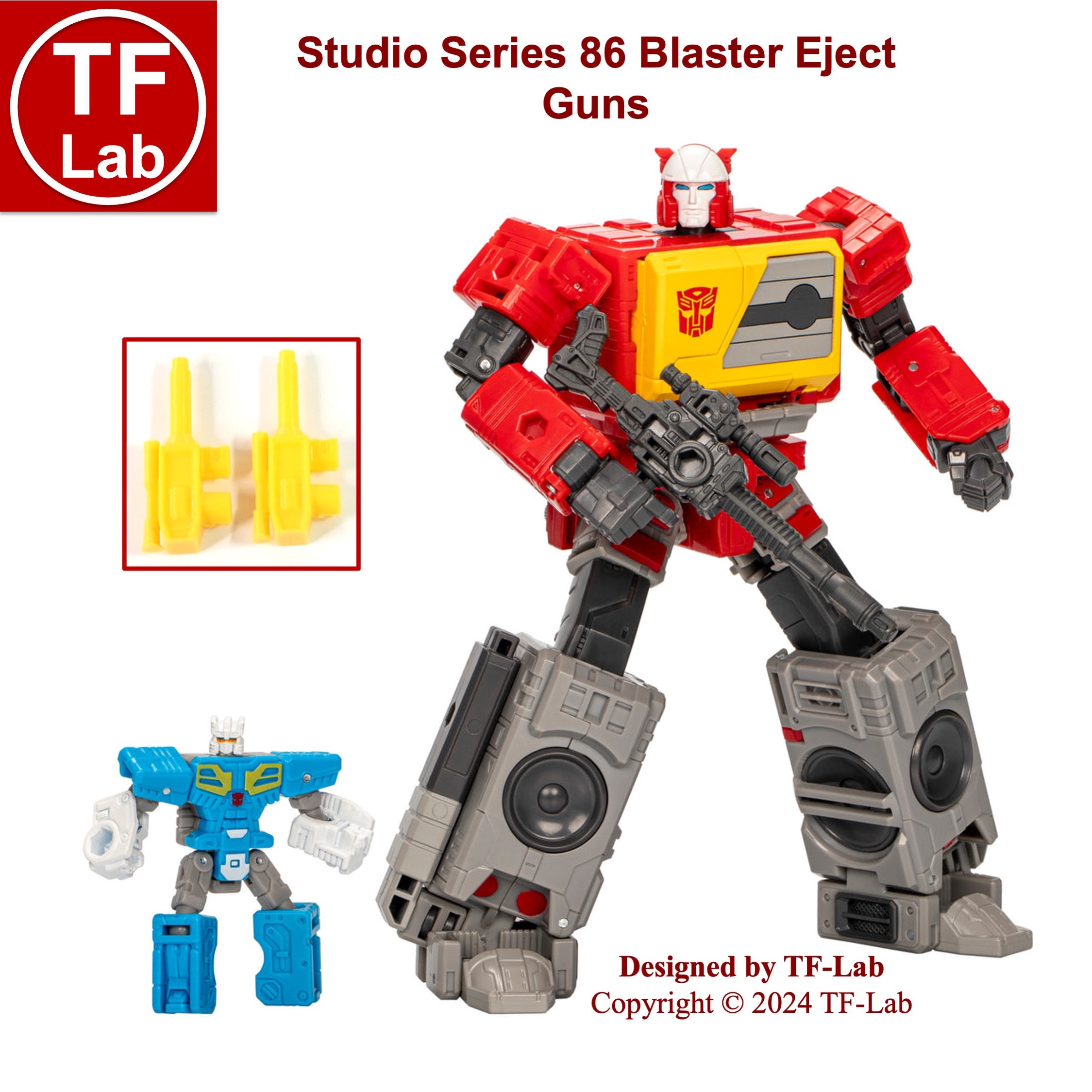 Upgrade Kit for Transformers Studio Series 86 Blaster Eject G1