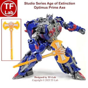 Battle Energon Axe for Transformer Optimus Prime Studio Series Age of Extinction
