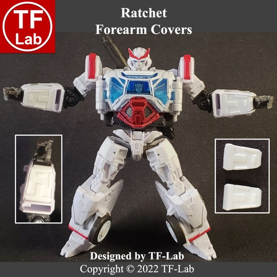 Forearm Covers Upgrade Kit white Transformers Studio Series SS 82