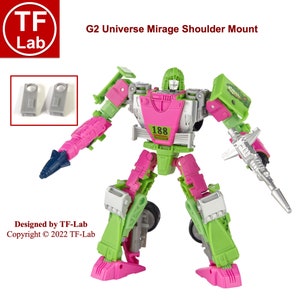 Shoulder Cannon Adapter Mount Upgrade Kit for Transformers Legacy G2 Mirage TF-Lab
