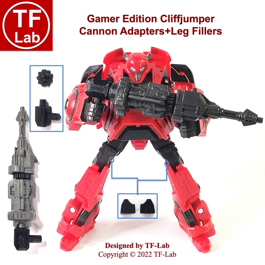 Cannon Adapter Filler Kit Transformers Studio Series 05 Gamer Cliffjumper Etsy