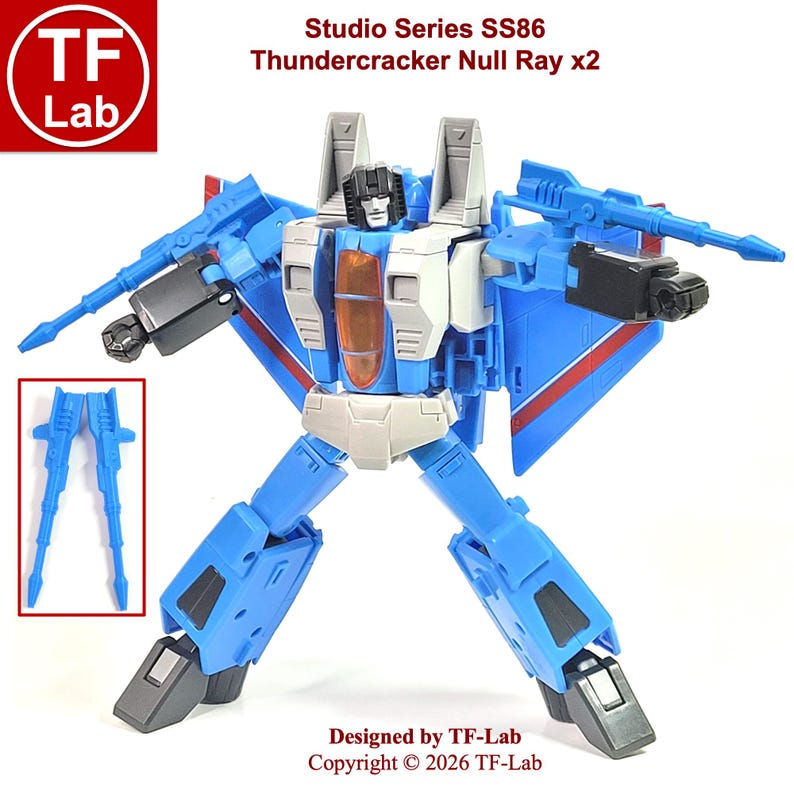 Null Ray Studio Series Movie SS86 Thundercracker Upgrade Kit Gap Fillers ...