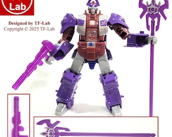 Kit de pistola y bastón para Transformers Age of The Primes The Thirteen Alpha Trion