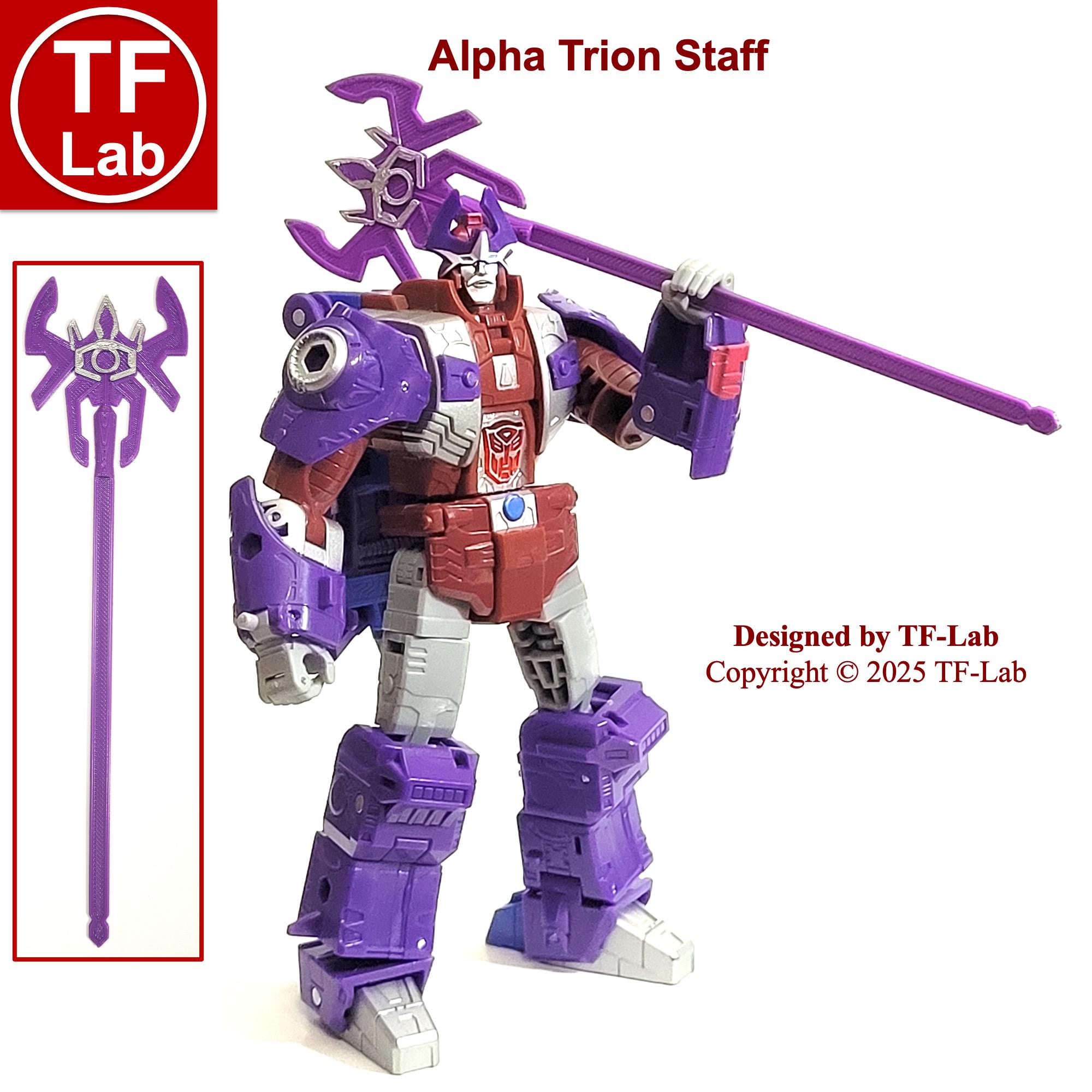 Gun + Staff Kit for Transformers Age of the Primes the Thirteen Alpha ...