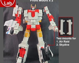 Kit de actualización de montaje frontal: Transformers Superion Air Raid Skydive Age of Prime