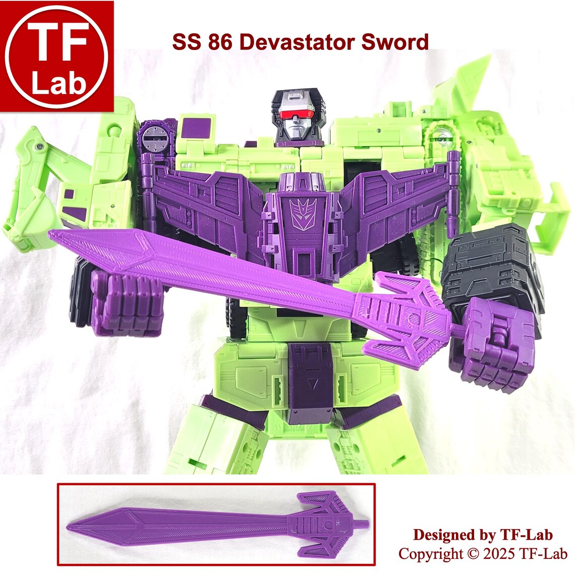 Upgrade Kit: Transformers Studio Series SS 86 Devastator Sword + Drill ...