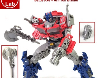 Battle Axe+Arm Blaster Upgrade Kit: Transformers Optimus