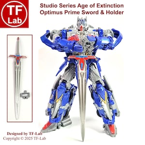 Sword and Holder: Age of Extinction Optimus Prime Transformers Studio Series