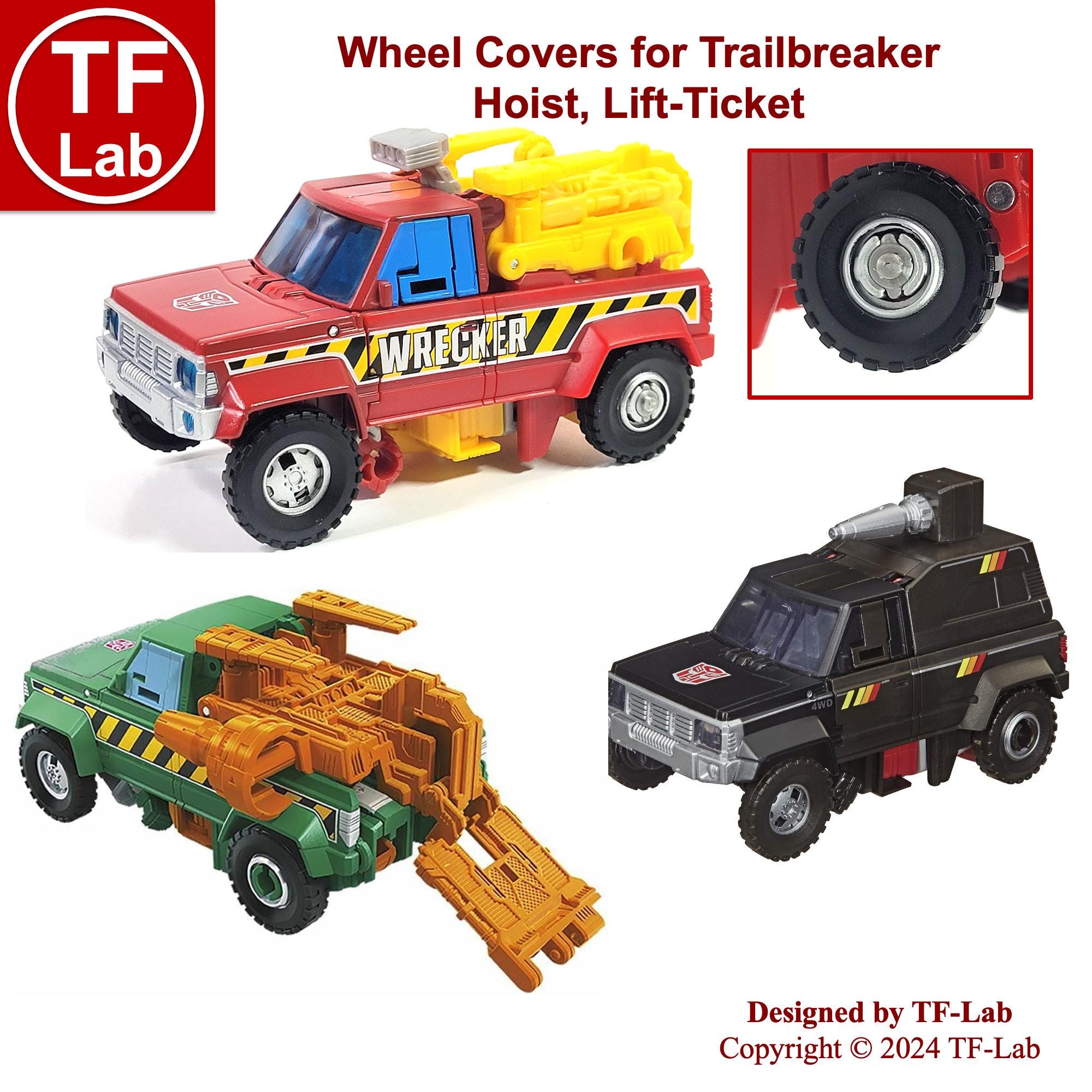 Wheel Covers Upgrade Kit: Earthrise Hoist Trailbreaker Lift-ticket