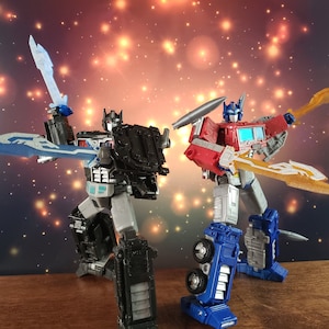 Transformers Energon Strongarm TF-Lab Dual Energon Swords Upgrade Kit For Optimus Prime (Transformers Kingdom) Transformers Upgrade Kit - Foto 10