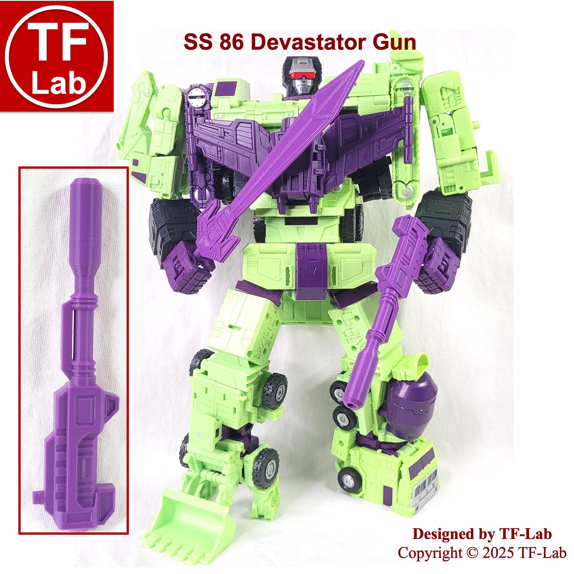 Gun Upgrade Kit: Transformers Studio Series SS 86 Devastator Tf-lab - Etsy
