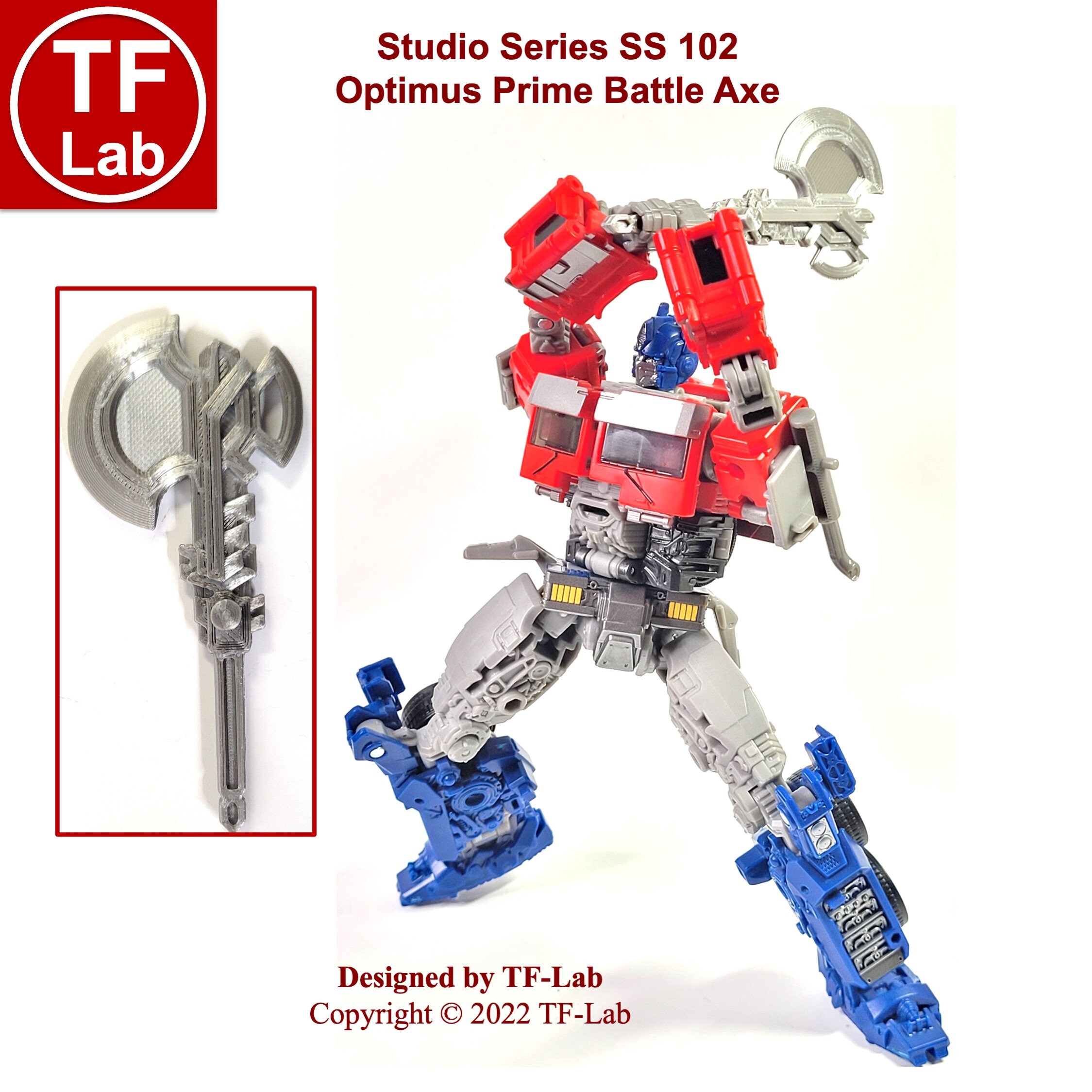 アメコミリーフ トランスフォーマーアルマダ #2-14 半端セット Battle Axe+Arm Blaster Upgrade Kit: Transformers Optimus