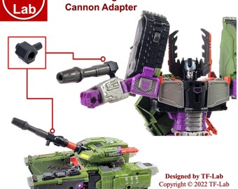 3D DIY Resin Cannon Weapon Upgrade Kit – For Legacy Evolution Comic Universe Bludgeon Figure
