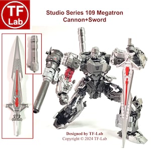 Studio Series SS 109 Megatron Cannon + Sword Upgrade Kit Transformers Bumblebee Movie