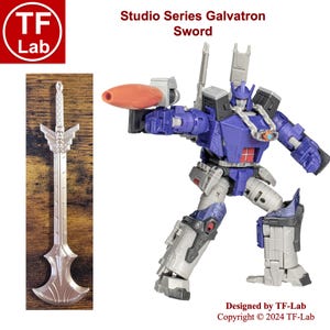 Studio Series 86 Galvatron Sword Upgrade Kit Transformers
