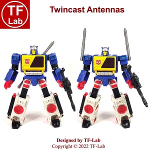 3D DIY Arm Cover Upgrade Kit For Legacy Eject & Rewind Blaster - Transformers Kingdom Series 4 thumbnail image