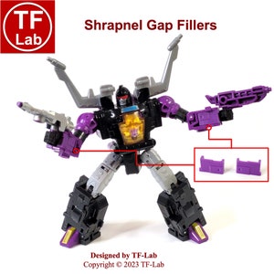 Gap Fillers Upgrade Kit for Transformers Legacy Evolution Shrapnel