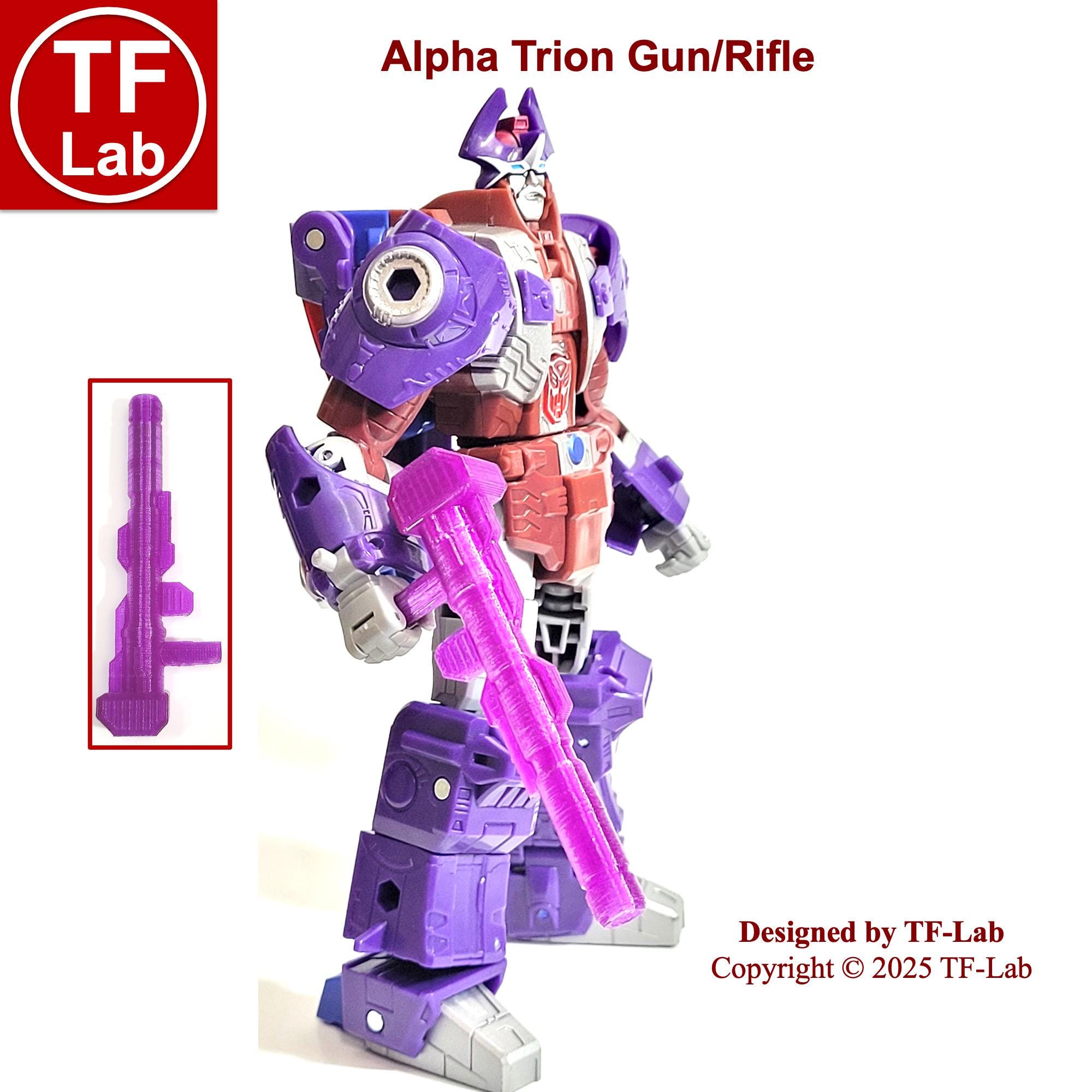 Gun + Staff Kit for Transformers Age of the Primes the Thirteen Alpha ...