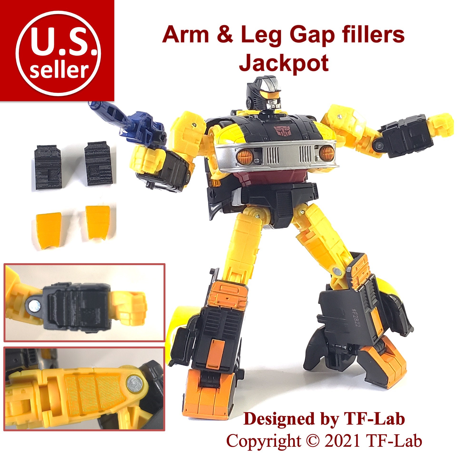 Forearms Legs Fillers for Golden Disk Jackpot Transformers Forearms Legs Fillers for Golden Disk Jackpot Transformers
