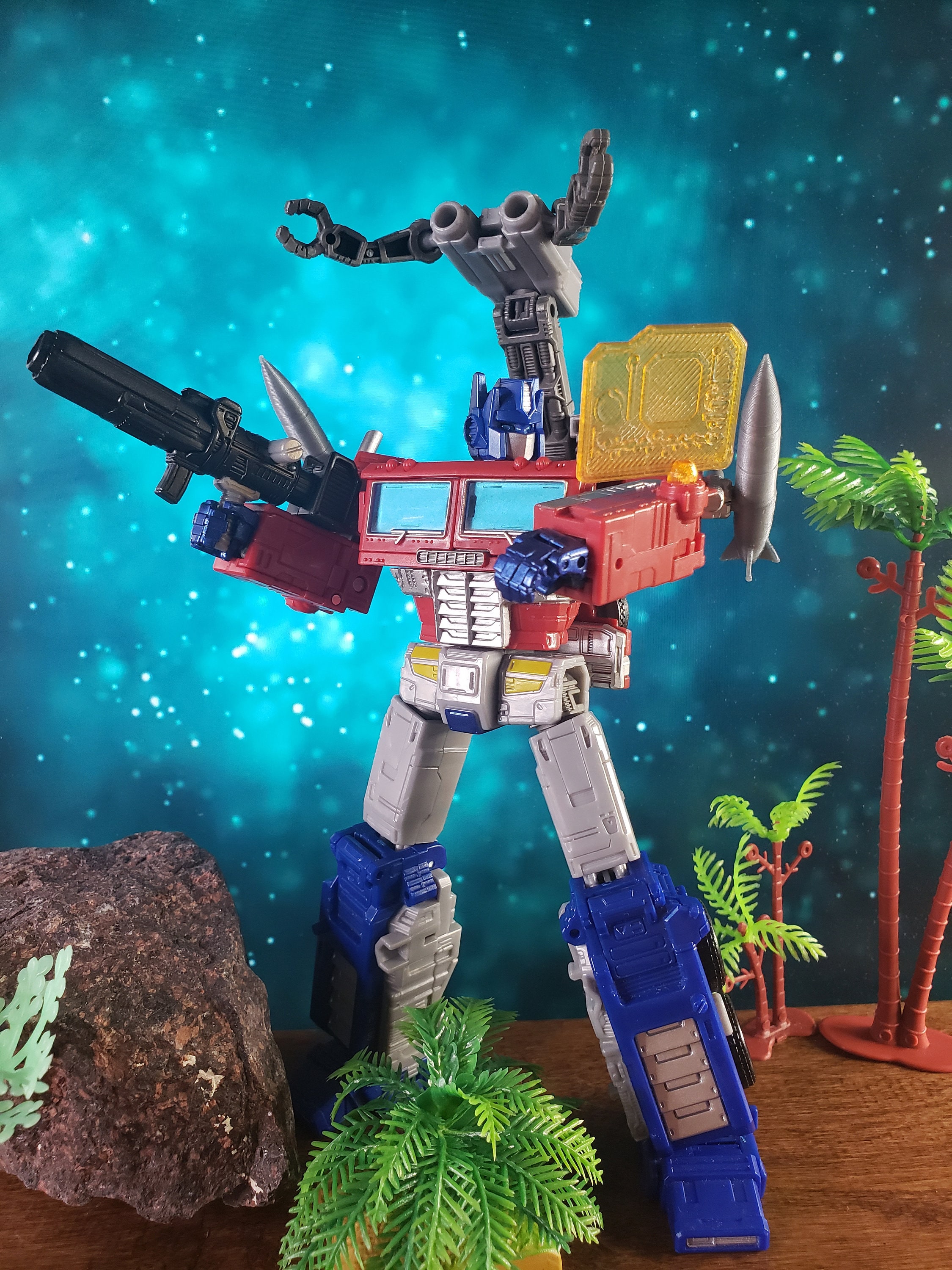 Toys & Hobbies Action Figures Transformers Kingdom Upgrade Kit Arm Blue