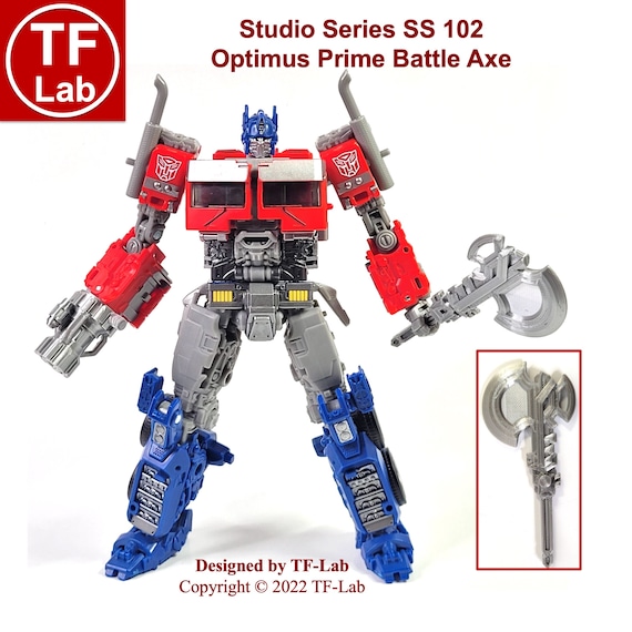 Battle Axe+Arm Blaster Upgrade Kit: Transformers Optimus Battle Axe+Arm Blaster Upgrade Kit: Transformers Optimus