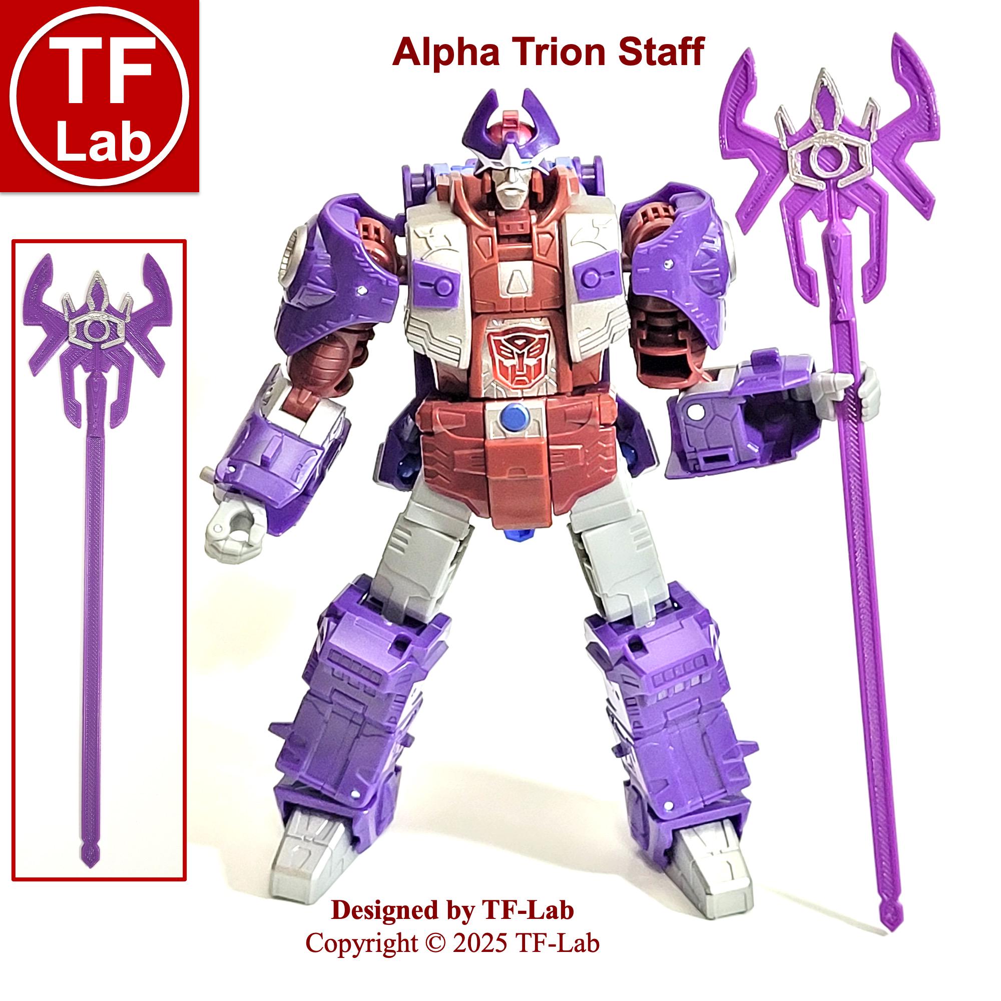 Gun + Staff Kit for Transformers Age of the Primes the Thirteen Alpha ...