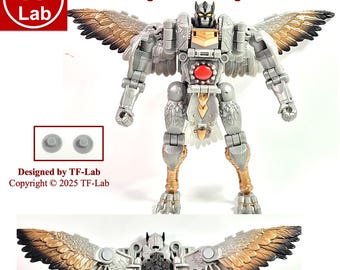 Kit de actualización de tapa de tornillos: Transformers Legacy United Silverbolt Beast Wars TF-Lab