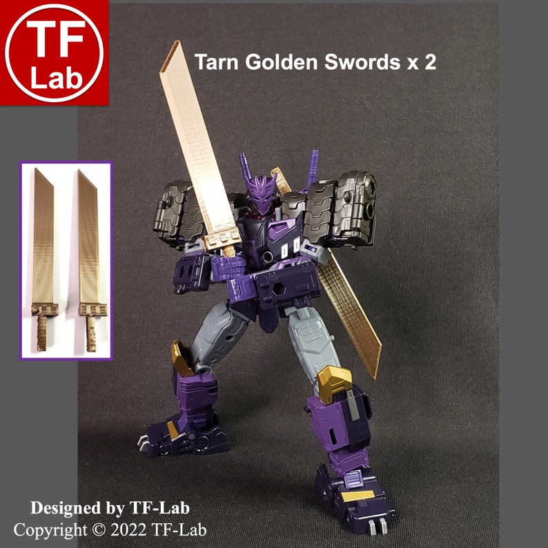 Golden Swords Upgrade Kit for Transformers Legacy Evolution Comic ...