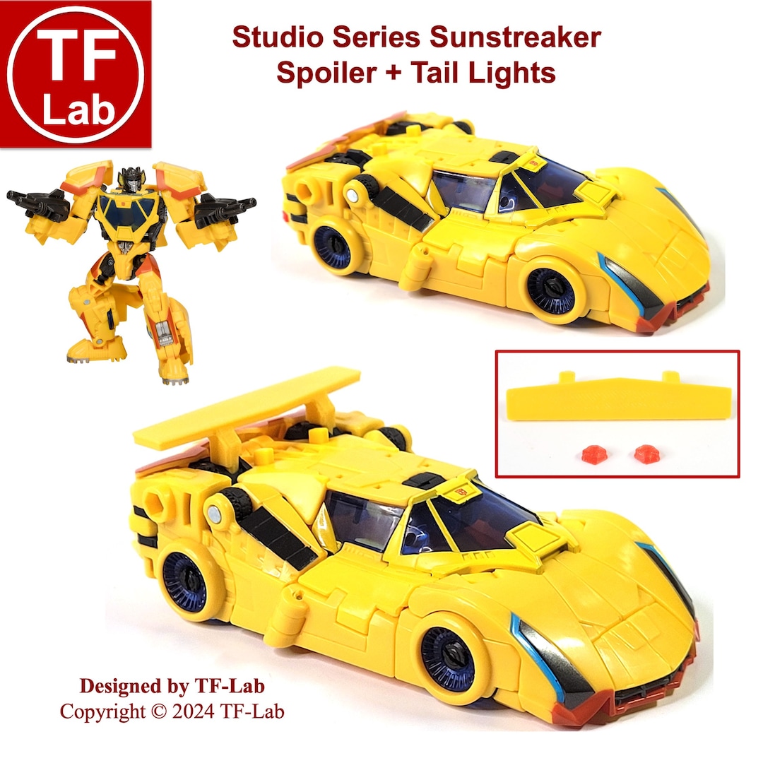 Studio Series SS 111 Sunstreaker Spoiler + Tail Lights