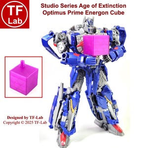 Transformers Upgrade Energon Cube Optimus Prime Studio Series Age of Extinction