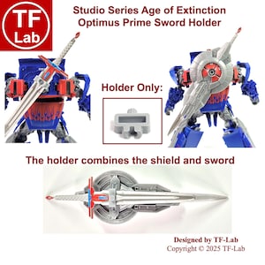 Sword Holder: Age of Extinction Optimus Prime Transformers Studio Series