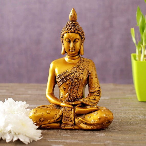 Buddha Statue for Home Décor Buddha Sitting Meditation Etsy