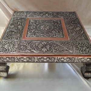 Pooja sitting stool top