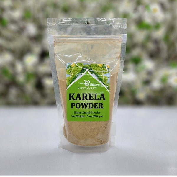 Bitter Melon Powder Karela Powder Bitter Cucumber Ayurvedic Herbal Powder 200 gm